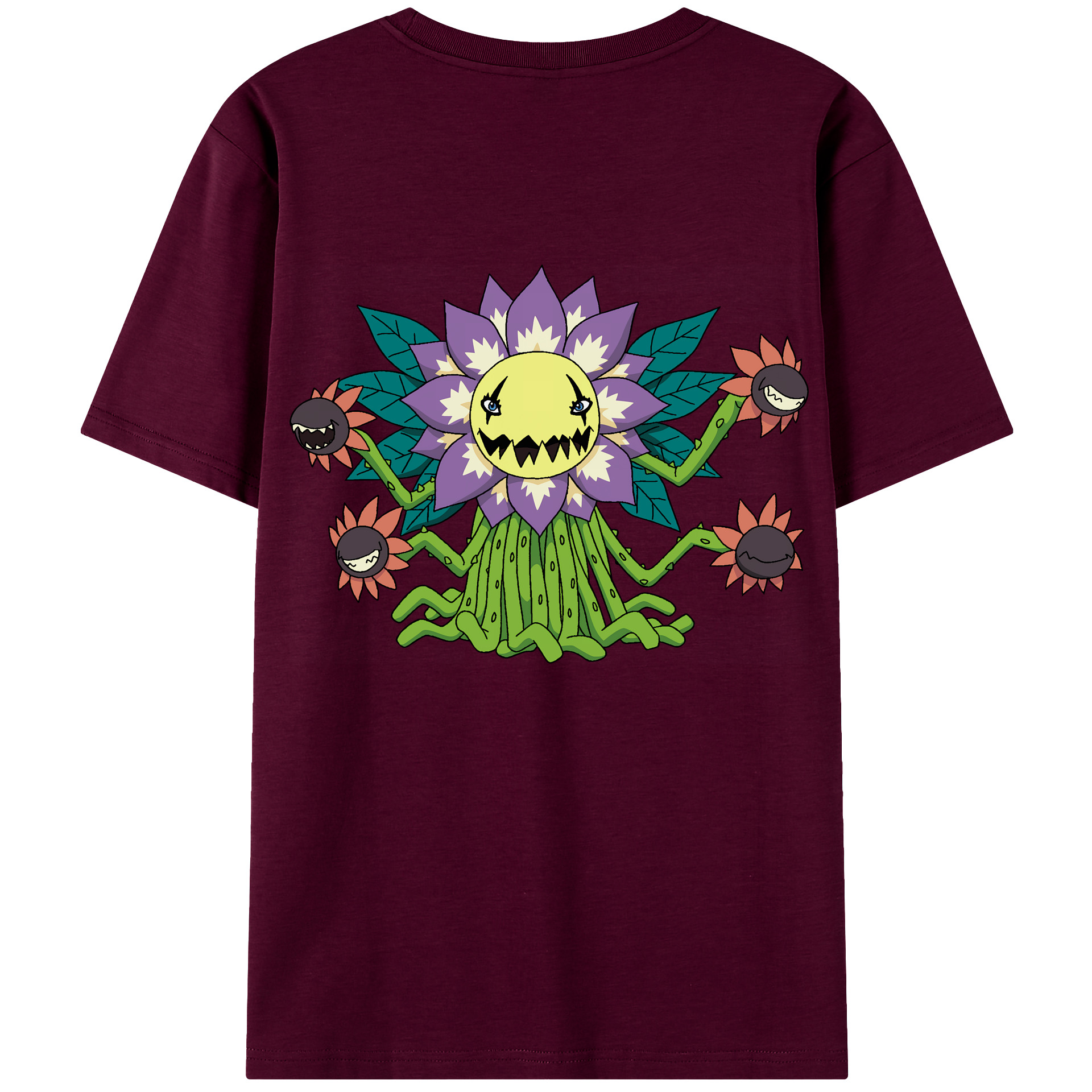 （画像用） Digimon デジタルモンスター/デジモン レディース半袖Tシャツ(バックプリント)